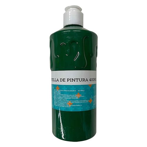 Botella de pintura Pen Gear, color verde -400ml