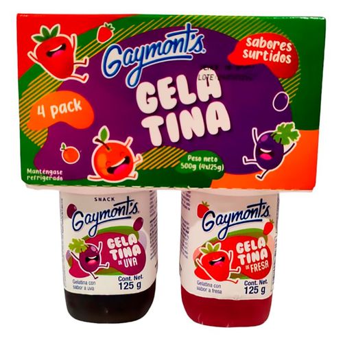 Gelatina Gaymont 4 Pack - 500 g