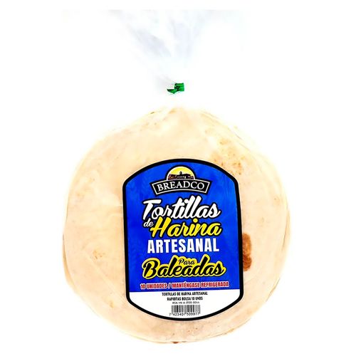 Tortilla De Harina Arte Breadco  10G 10U