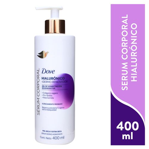 Crema Dove Serum Corp Hialuronico 400 Ml