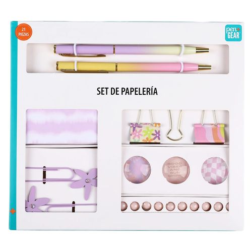 Kit Papelería Pen Gear de oficina -21 pzas