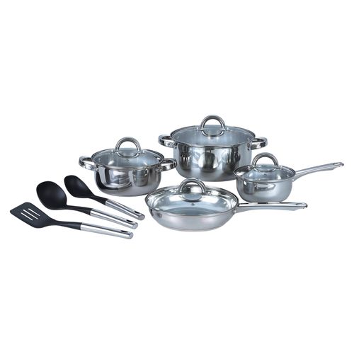 Utensilios de cocina Mainstays acero inoxidable -11 pzas
