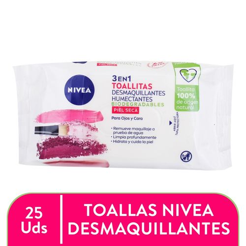 Toallita Desmaquillante Nivea Humectantes 25 unidades