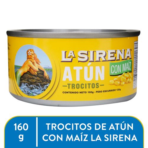 Atun En Trocito La Sirena Con Maiz 160Gr