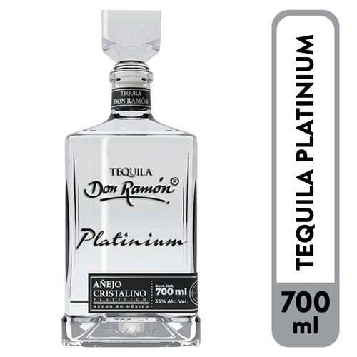 Tequiladonram Anejo Cristalino Plat700ml