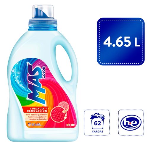 Detergente Liquido Mas Color 4650ml