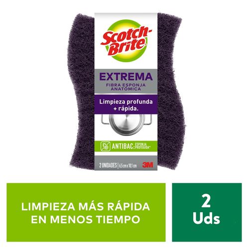 Esponja Scotch-Brite Extrema Limpieza Profunda Más Rápida -  2Uds