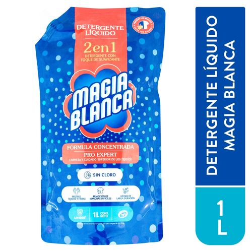 Detergente Magia Blanca Liqu 2en1 1000ml