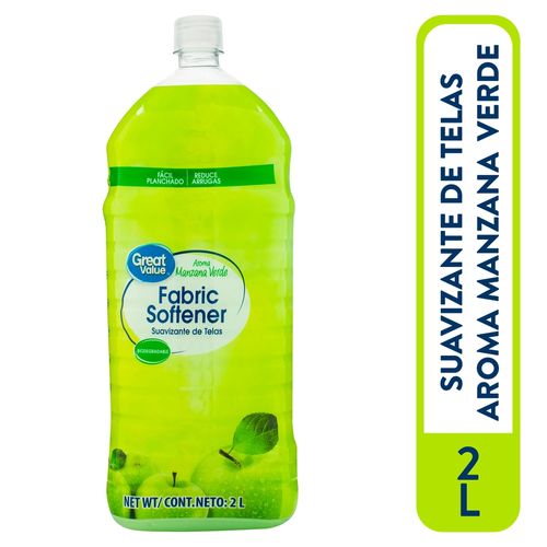 Suavizante Great Value Aroma Manzana Verde Botella - 2000ml