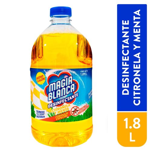 Desinfectante Magia Blanca Citronela - 1/2 Galón