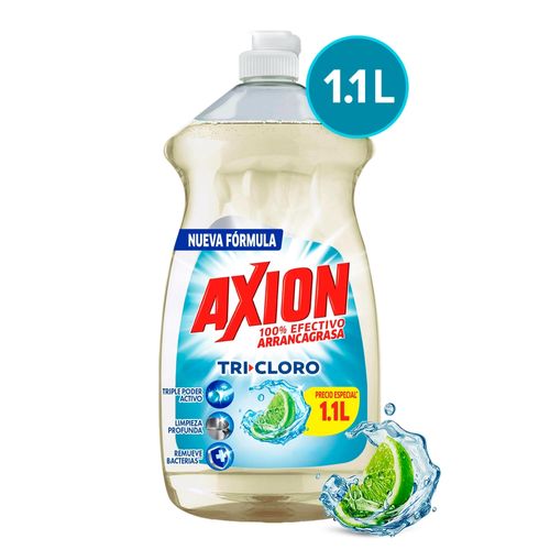 Lavaplatos Líquido Axión Tri Cloro -  1.1Lt