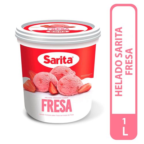 Helado Sarita Fresa 1 litro