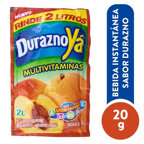 Jugos Durazno Ya 18gr