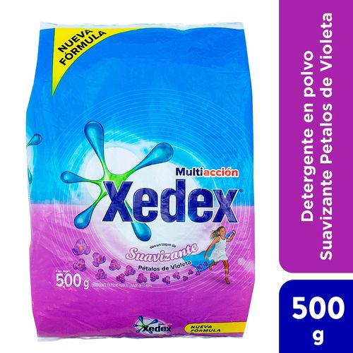 Detergente En Polvo Xedex Con Suavizante Con Petalos De Violeta