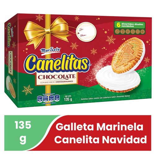 Canelitas Marinela Navidad 3 pack -135 g