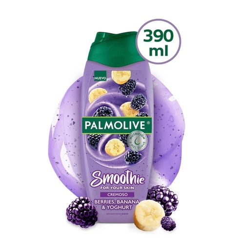 Gel Bano Palmolive Mora Y Banano 390ml