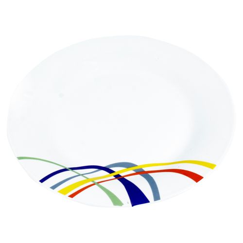 Plato de Porcelana Marca Haus con Diseño de 9.5 pulgadas