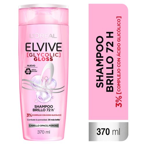 Shampoo Elvive L'Oreal Paris Glycolic Gloss - 370 ml