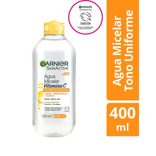 Agua Micelar Garnier Express Aclara - 400 ml