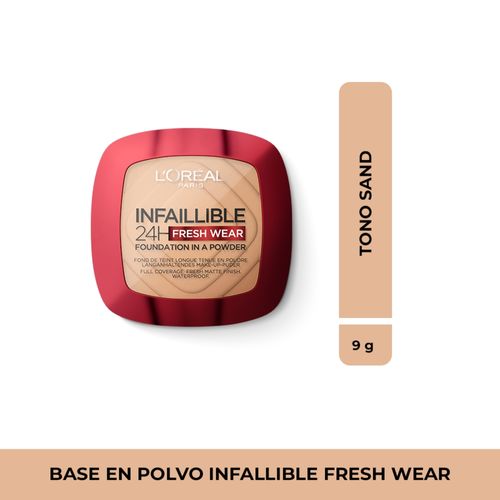 Base En Polvo Infallible L´Oréal Paris Radiant Tono Sand -9 g