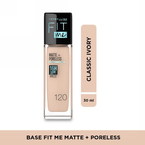 Base Líquida Maybelline Fit Me Mate Y Antiporos Classic Iv 120 - 1oz