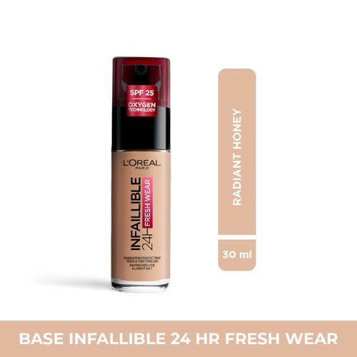 Base L'Oréal Paris Infalible 24H Fresh Wear Radiant Honey - 30ml