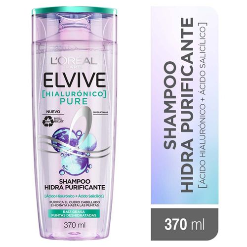 Shampoo L´Oréal Paris Elvive Pure -  370 ml