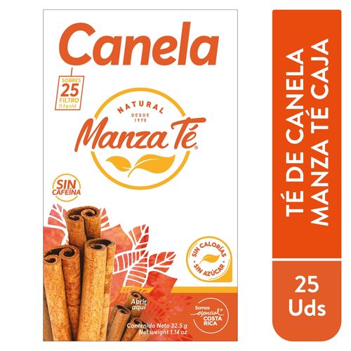 Te Canela Manzate Caja 25 Unidades - 32.5gr