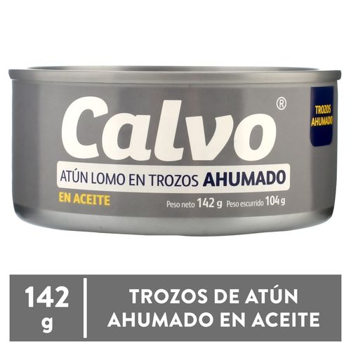 Atún Calvo Trozos Ahumado En Aceite - 104gr