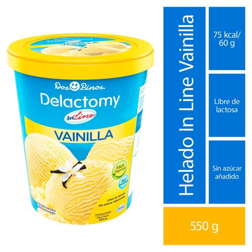 Helado Dos Pinos Inline Vainilla - 550gr