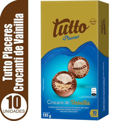 Chocolates Tutto crocante placeres bombon - 135 g