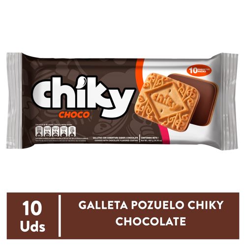 Galleta Chiky Pozuelo Chocolate 400gr