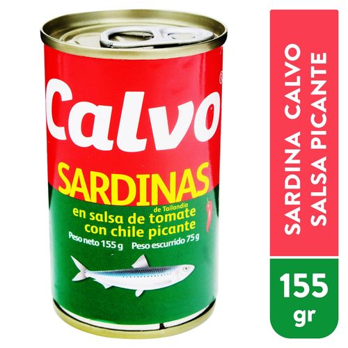 Sardina Calvo Salsa Picante 155Gr