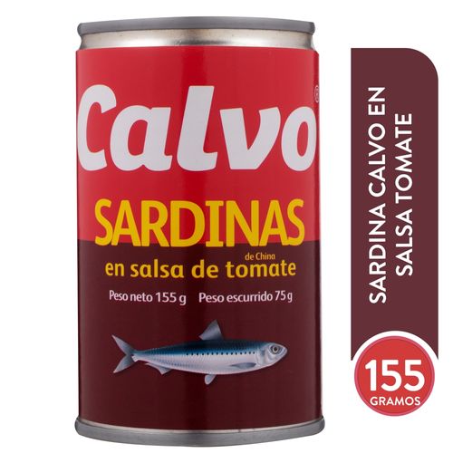 Sardinas Calvo En Salsa De Tomate - 155gr