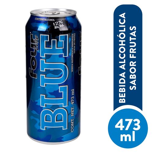 Bebida Alcohol Four Loko Blue Lata- 473 ml