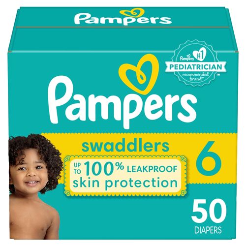 Pañales Pampers Swaddlers Talla 6 - 50 Unidades