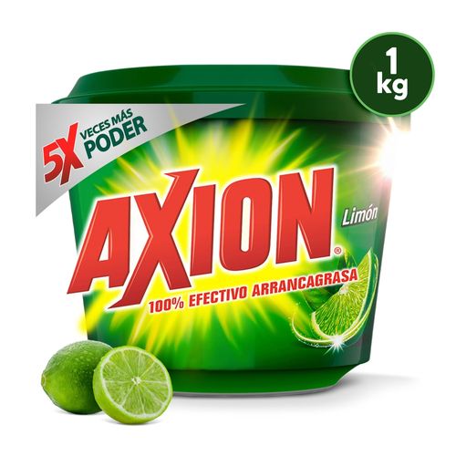 Lavaplatos Axión Limón Pasta - 1000g