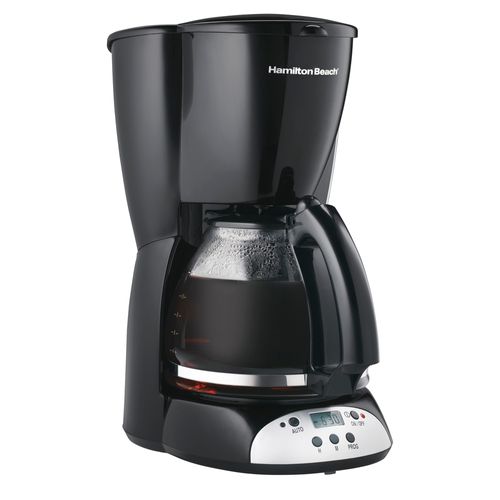 Hamilton Beach Cafétera Negra Programable  12 Tz