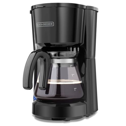 Cafetera Black+Decker Con Filtro,  Color Negro CM0701B - 5 Tazas