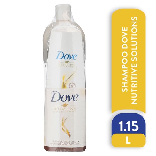 Pack Shampoo y Acondicionador Dove Oleo 1550ml