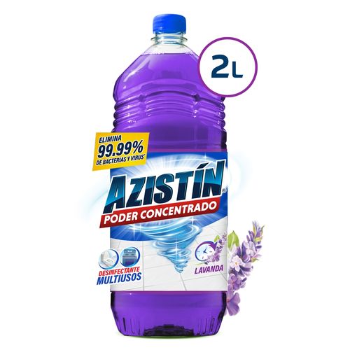 Desinfectante Azistín Multiusos Poder Concentrado Lavanda - 2 L