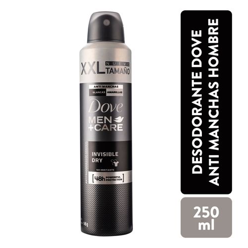 Desodorante Spray Dove Men Invisible Dry - 250ml