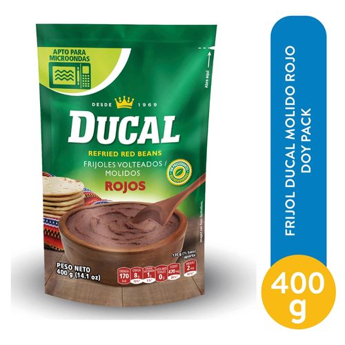 Frijol Ducal  Molido Rojo Doy Pack  - 400gr