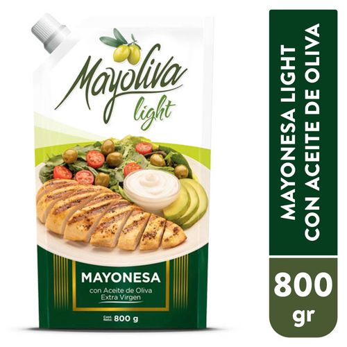 Mayonesa Mayoliva Light Aceite Oliva - 800gr