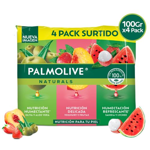 Jabon Palmolive Naturals Mixto 400Gr