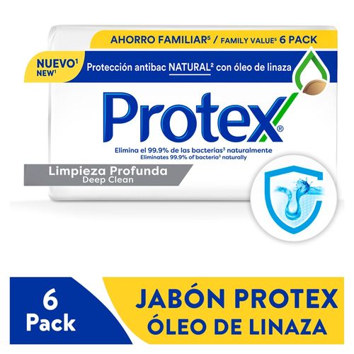 Jabon Corporal Protex Limpieza Profunda 110 g 6 Pack