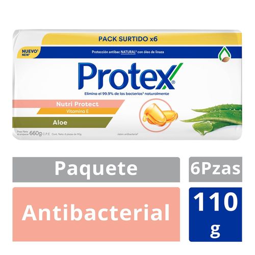 Jabon Corporal Protex Mix 110 g 6 Pack