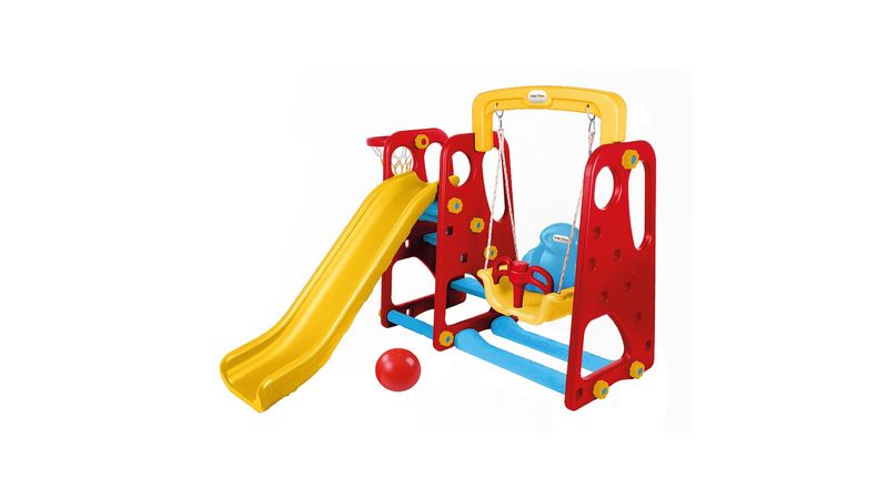 Comprar Play para ninos Kidz Time columpio tobogan y aro baloncesto Walmart Honduras