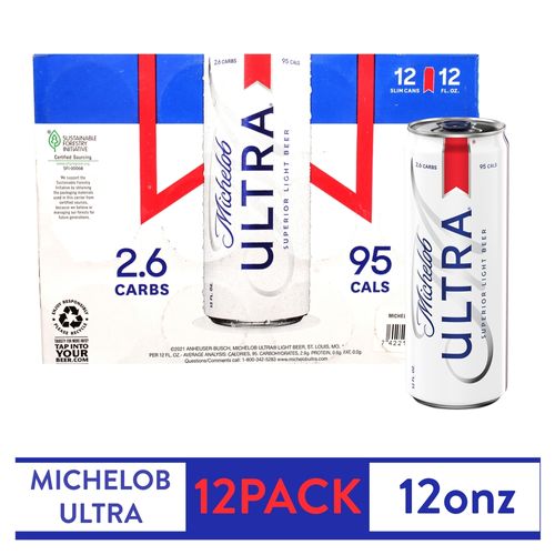 Cerveza Ultra Michelob Lata 12Pack 4260lm