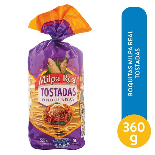 Boquitas Milpa Real Tostadas Onduladas - 360gr